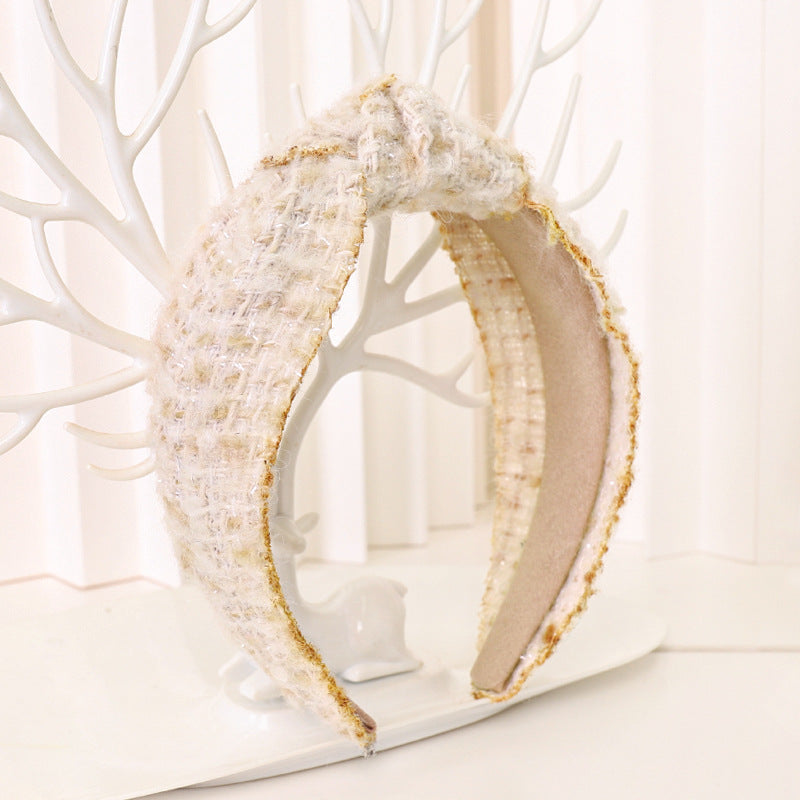 Chic Woolen Knot Headband - Comfortable & Stylish Hair Accessory - Image 9