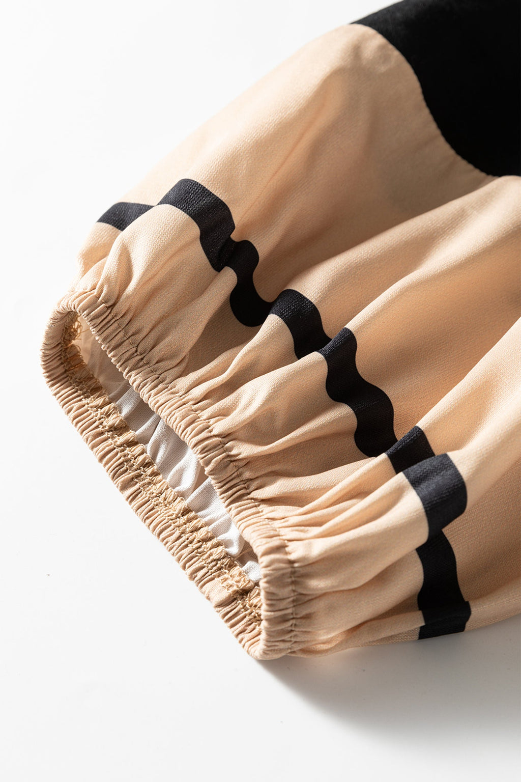 Plus Size Striped V-Neck Mini Dress - Shift Style