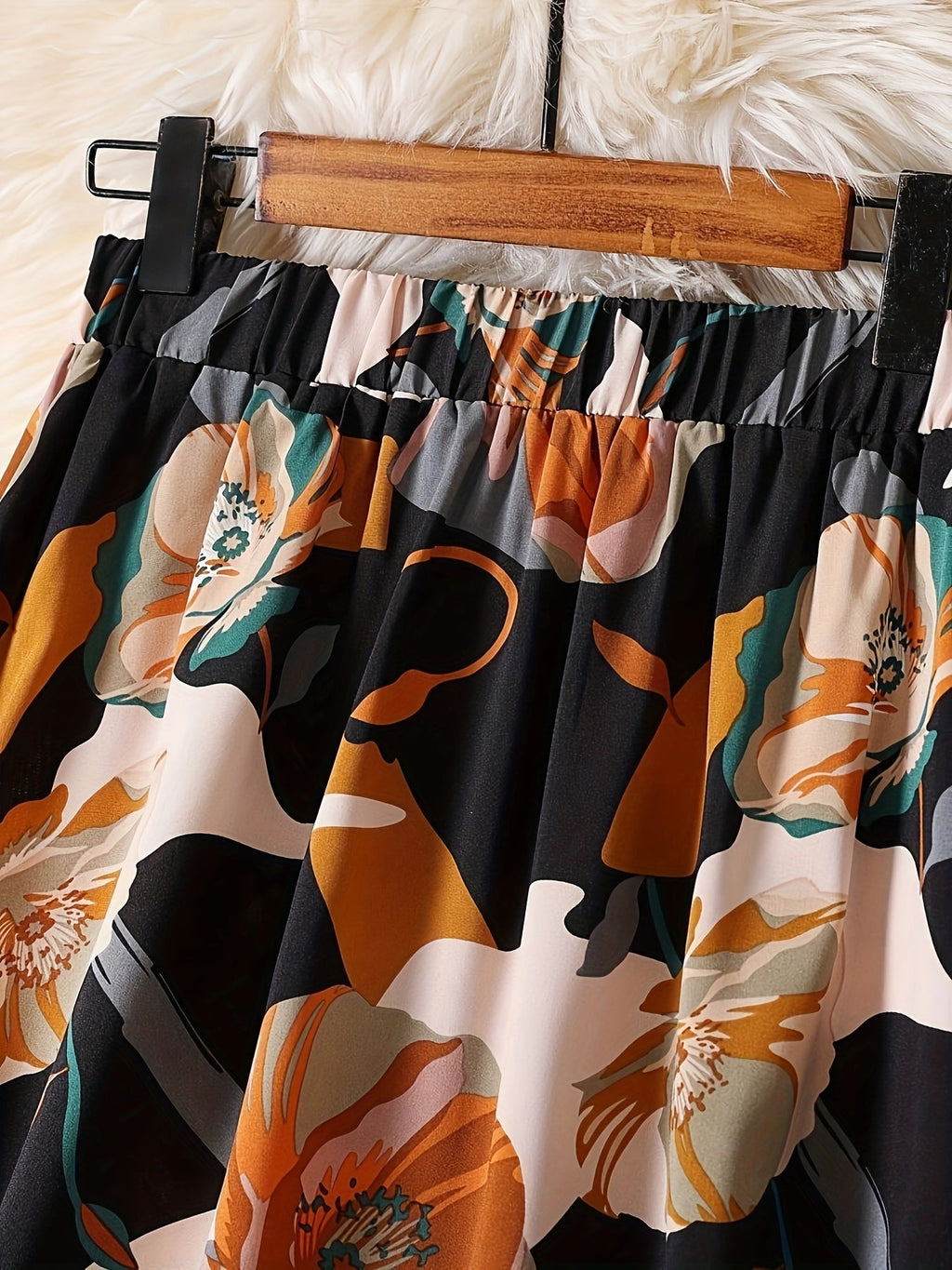 Charming Floral ALine Skirt for Spring  Summer