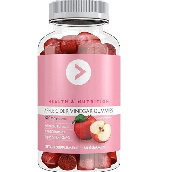 Vinegar-flavored Gummy Health Supplement In A Bottle