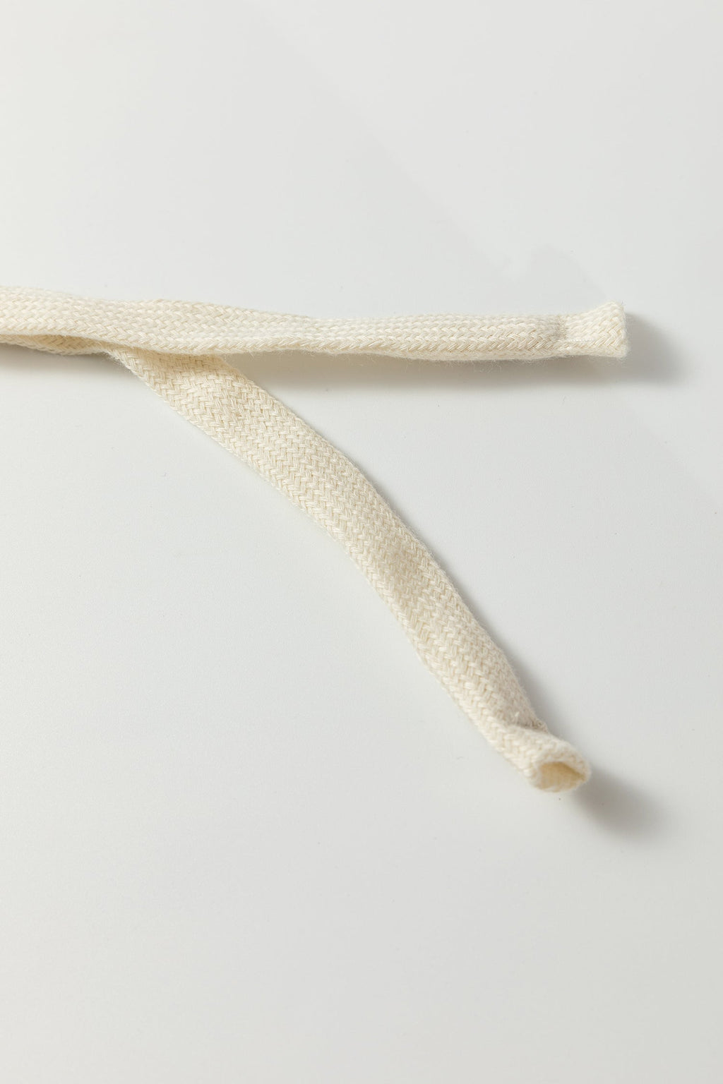 Stripe Raw Edge Drawstring Waist Denim Shorts