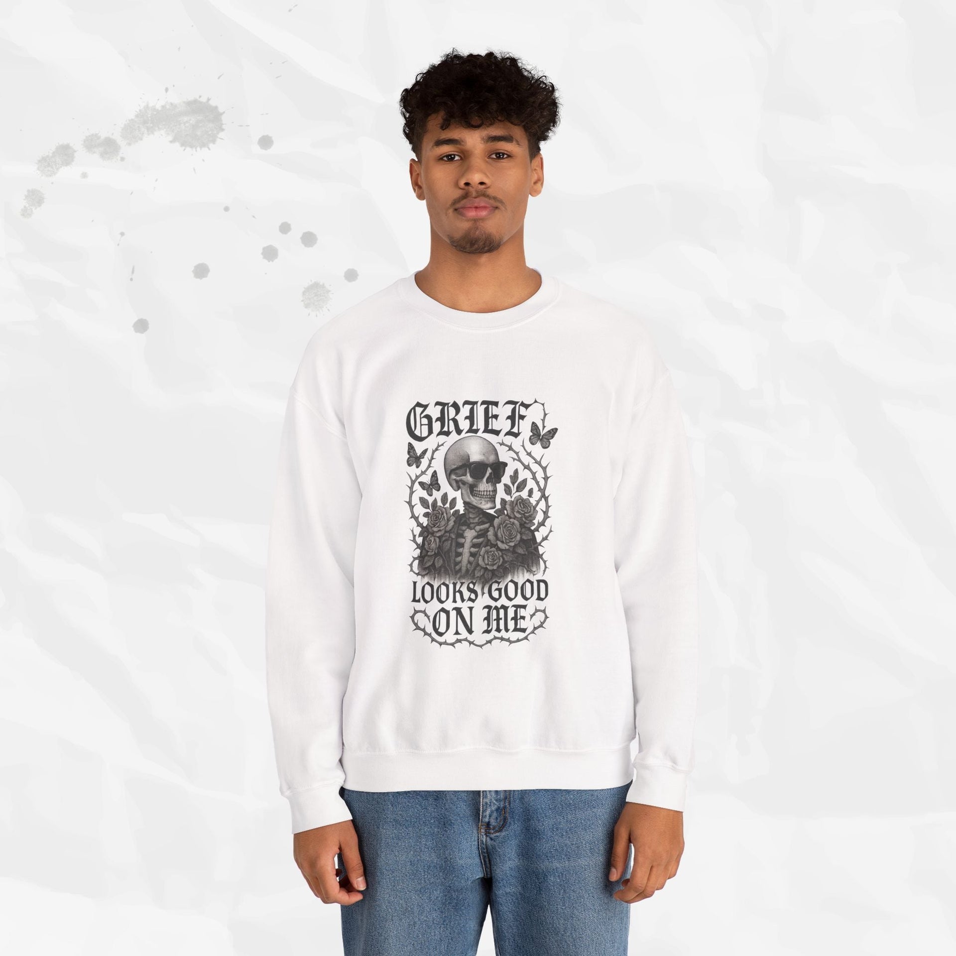 Grief Looks Good on Me - Crewneck Sweatshirt