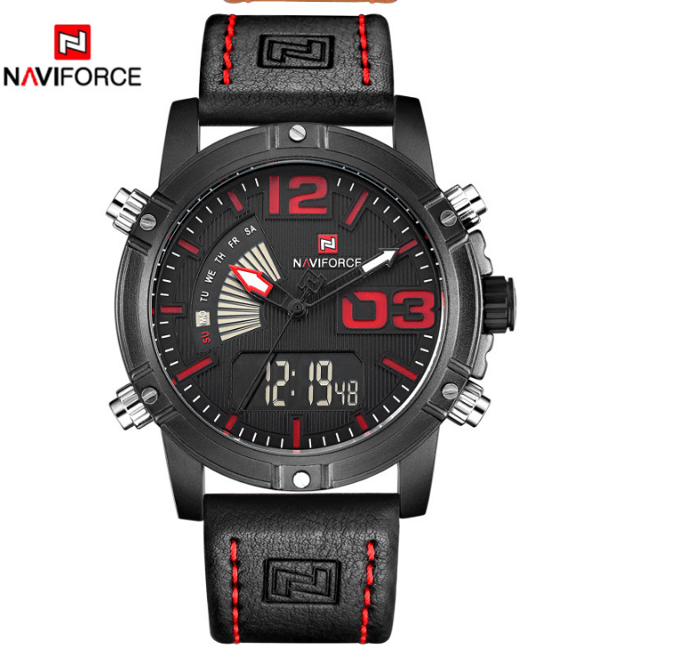 Multifunction Digital Analog Sports Watch with Alarm & Stopwatch
