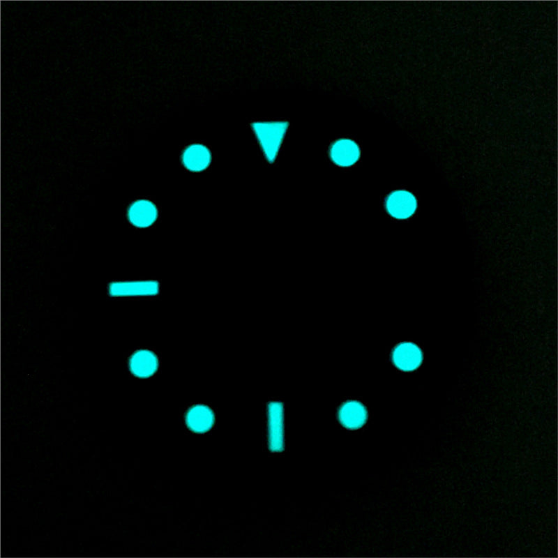 Modified Watch Dial With Luminous Numerals