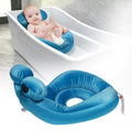 Doytn Soft Sink Bather for Baby Cute Shape Baby Bath Cushion New Born Bath Mat (Blue)