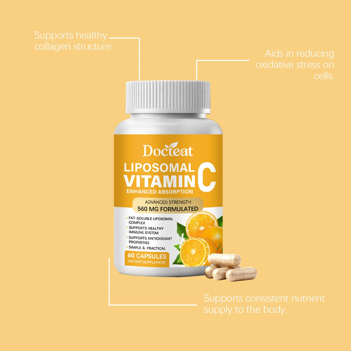 Liposomal Vitamin C Nutritional Capsules