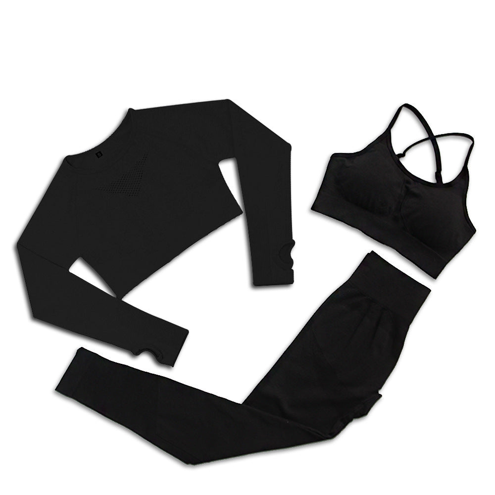 Women High Waist Seamless Yoga Leggings Sculpting Workout Pants - Image 11