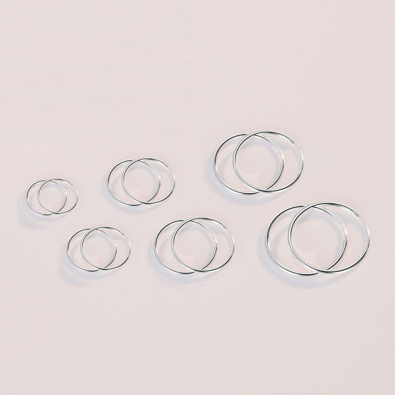 Personality, Elegance And Simplicity Round Ring Earrings