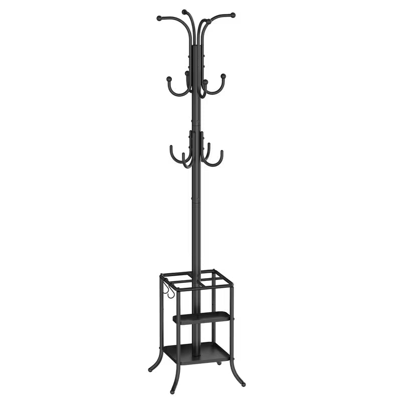 Freestanding Coat Rack Stand with Umbrella Storage Base