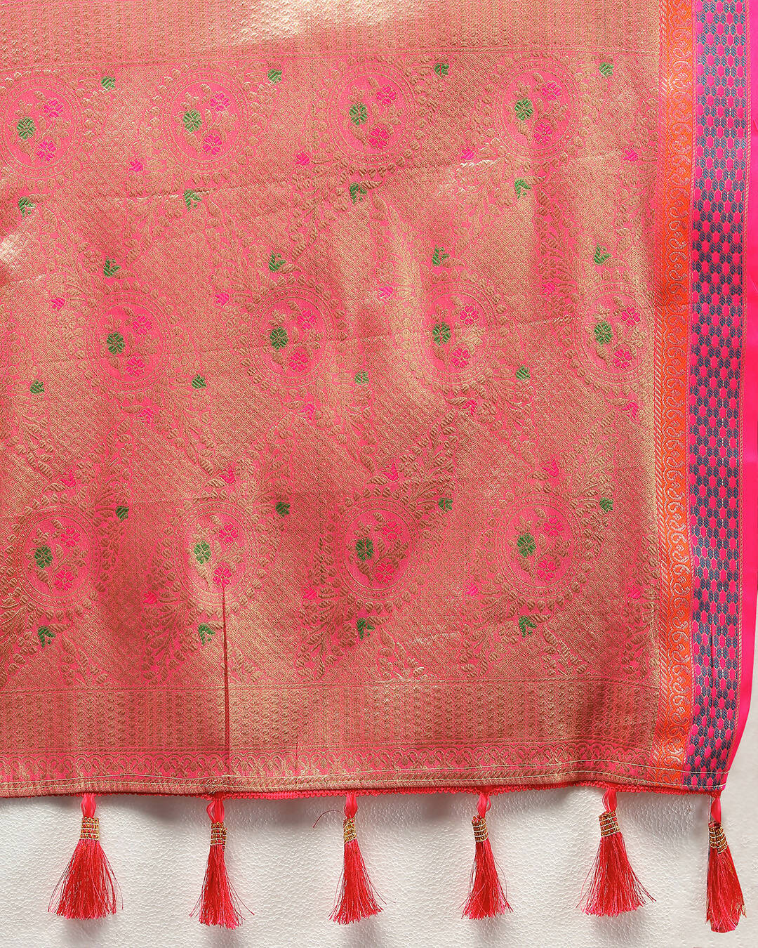 Lavender Kanjivaram Silk Saree with Zari Weaving