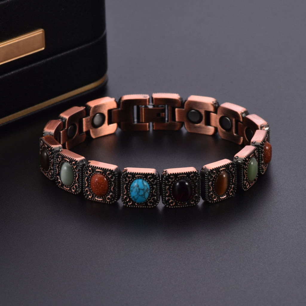 Full-Crystal Sparkling Square Bracelet For Women