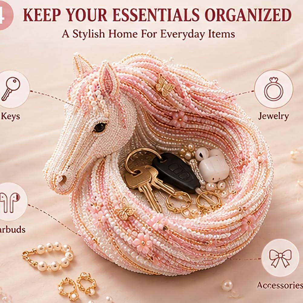 Horsehair Tray Beaded Jewelry Set