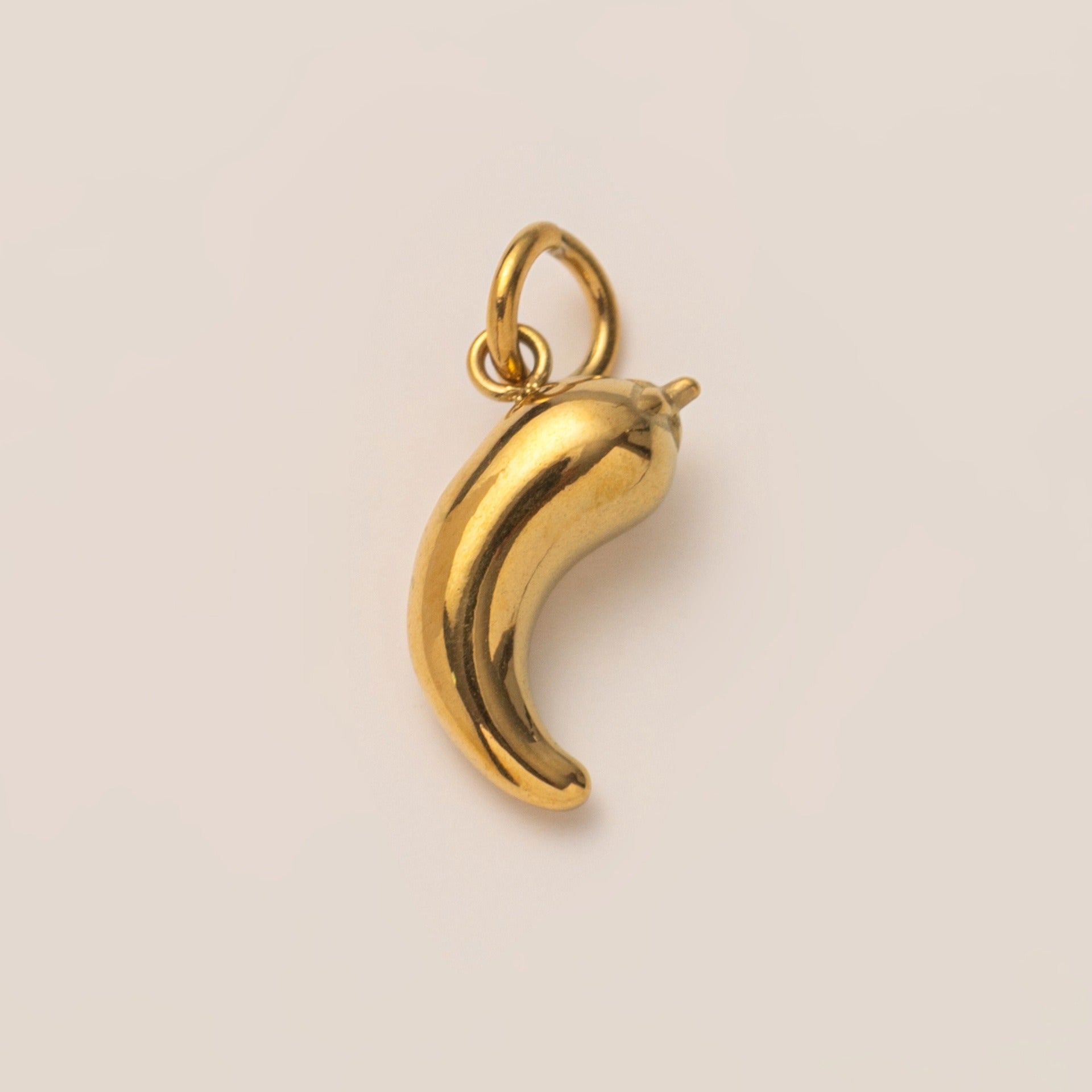 18K Gold Vacuum Plated Small Pendant Necklace