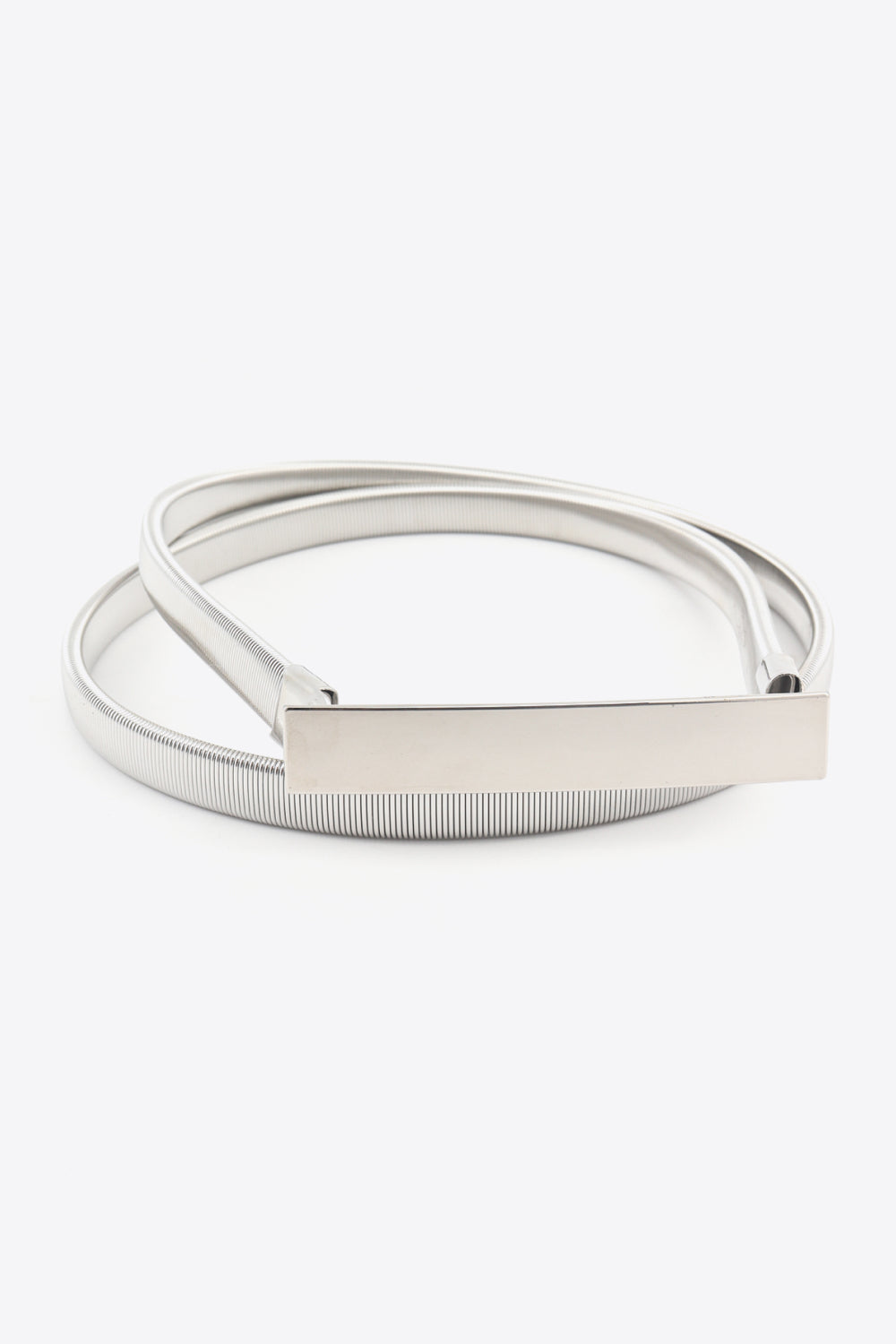 Elastic Iron Skinny Belt | Modern Buckle Design