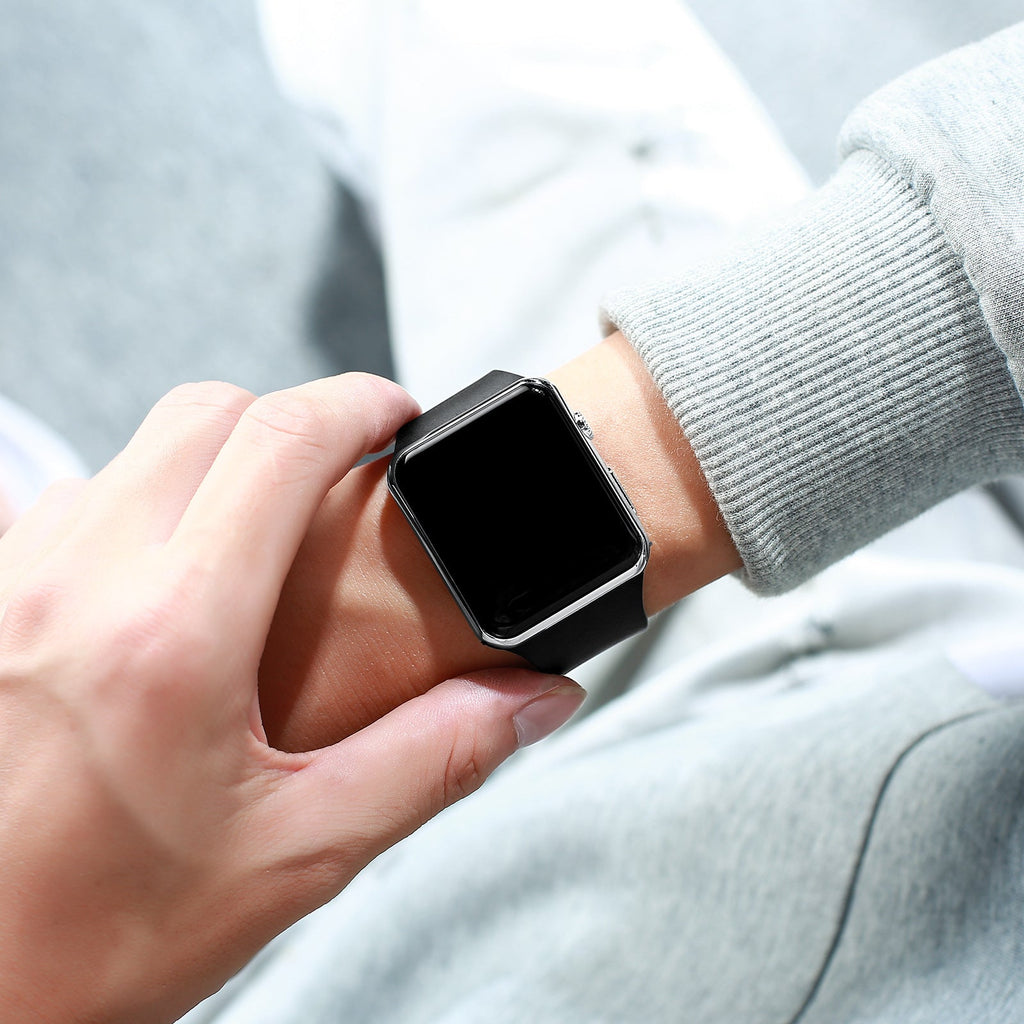 Fashion Square LED Digital Electronic Watch