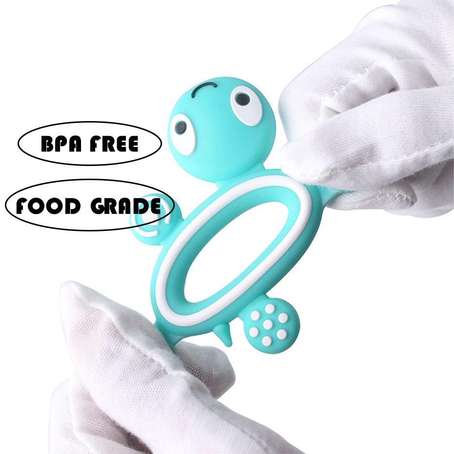 Food-Grade Silicone Animal Teether for Babies – BPA-Free Toy