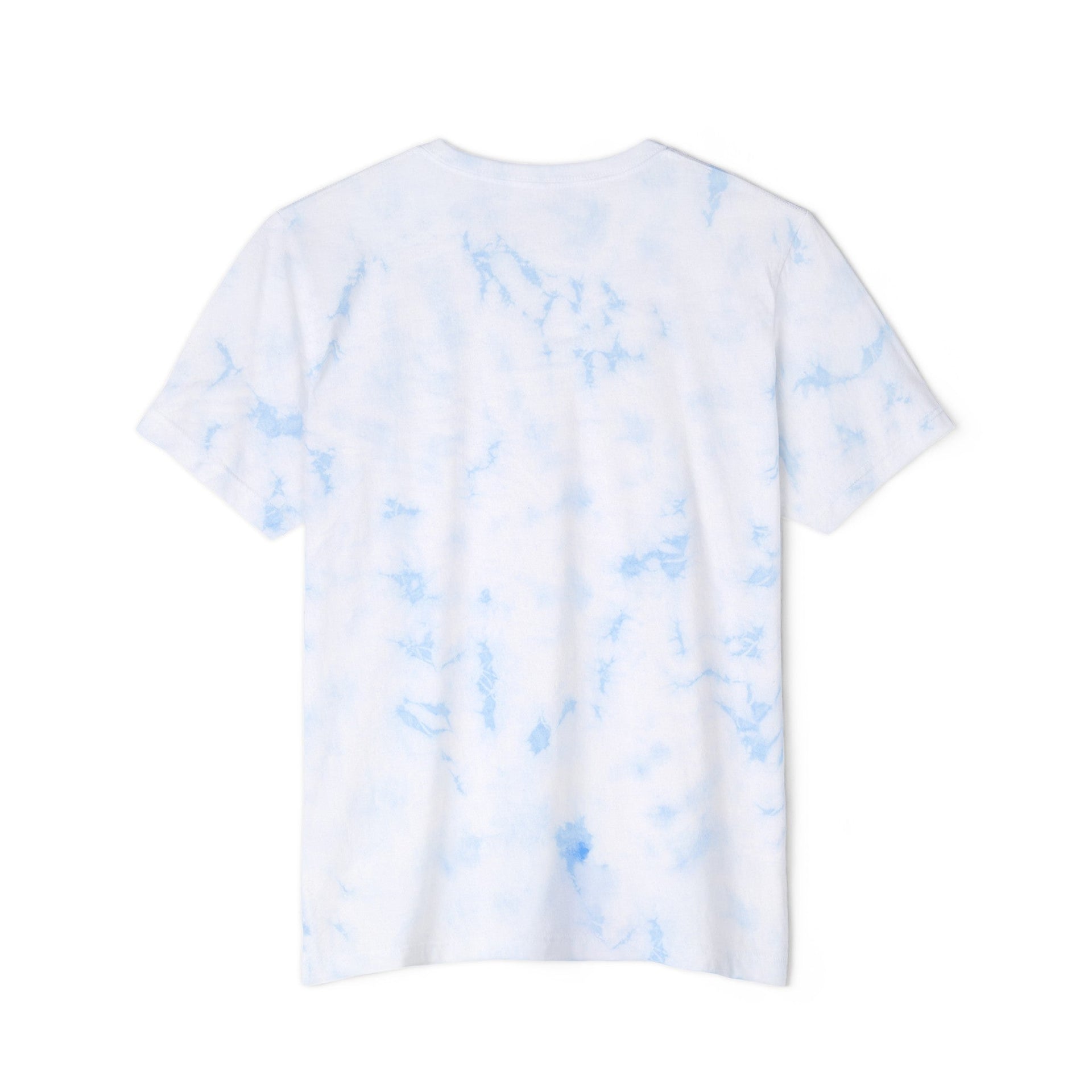 Unisex Tie-Dye Short Sleeve Crew Neck T-Shirt Modern Casual Top
