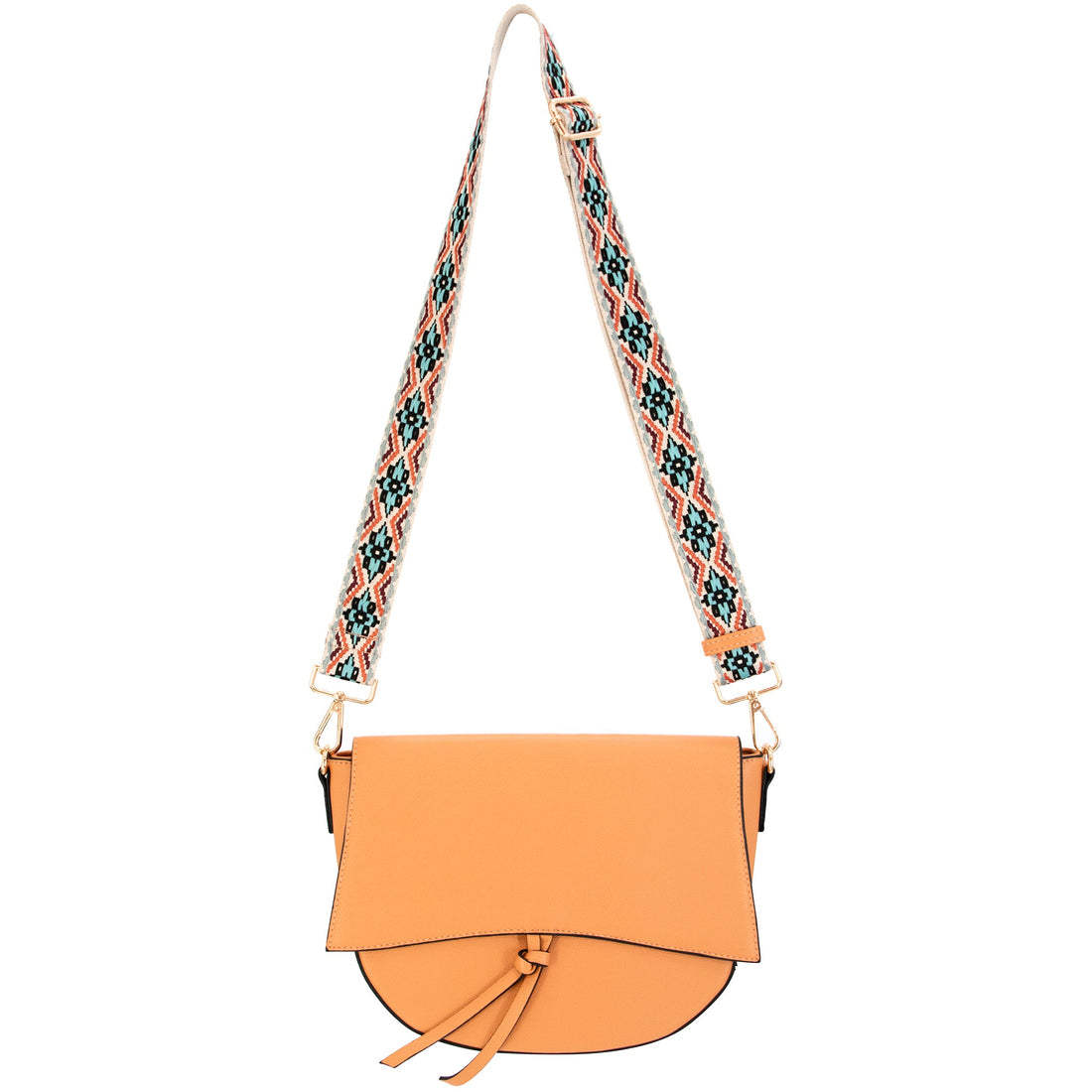 Zoey Half-Moon Crossbody Bag with Detachable Adjustable Strap - Image 7