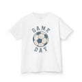 Kids Heavy Cotton Gildan Soccer Game Day Leopard Hive Tee