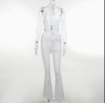 V-Neck Jumpsuit