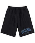 Men's Heavyweight Cotton Sweat Shorts in Black and Blue