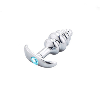 Metal Threaded Anal Plug for Adult Pleasure