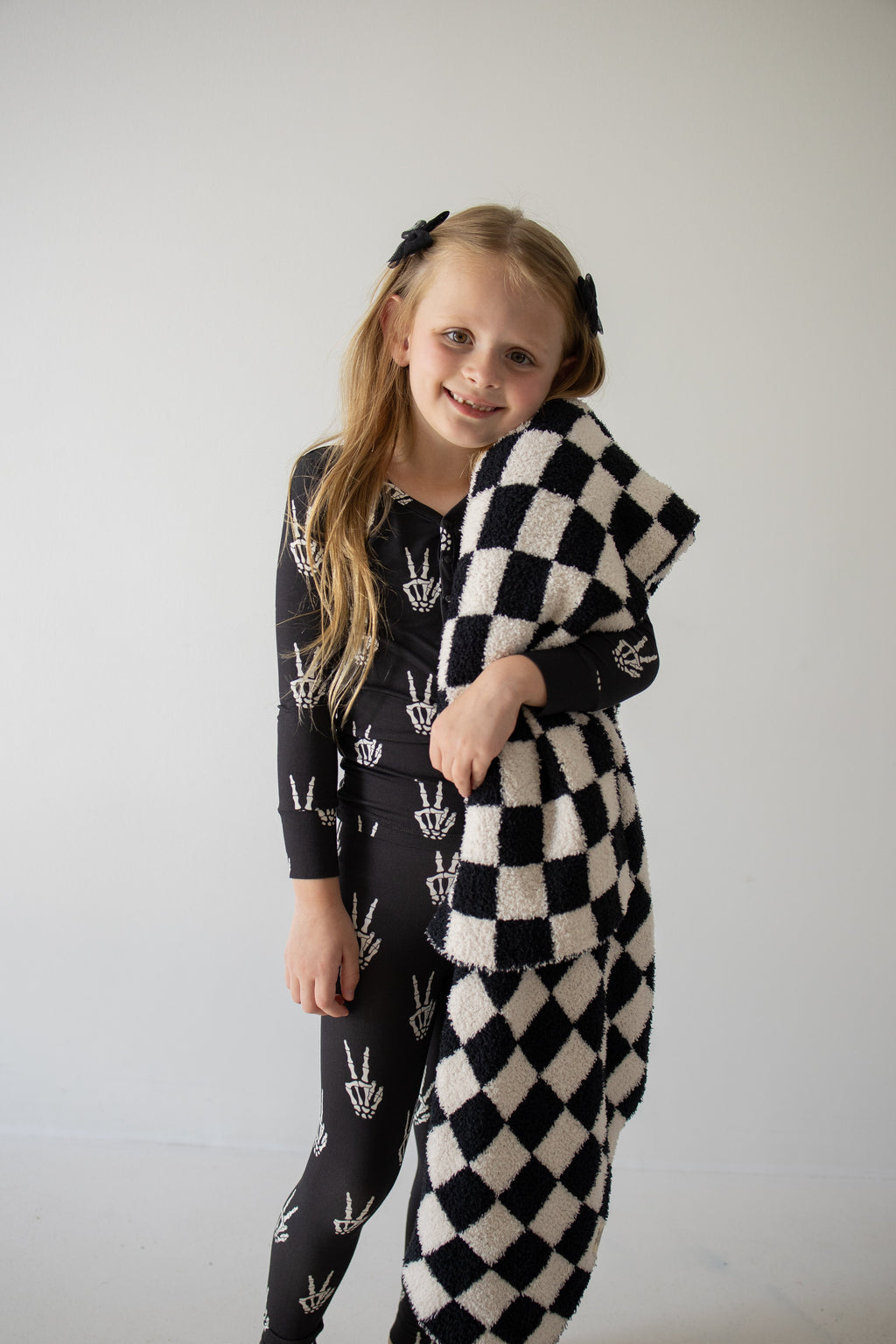 Bamboo Two Piece Pajamas | Midnight Skelly
