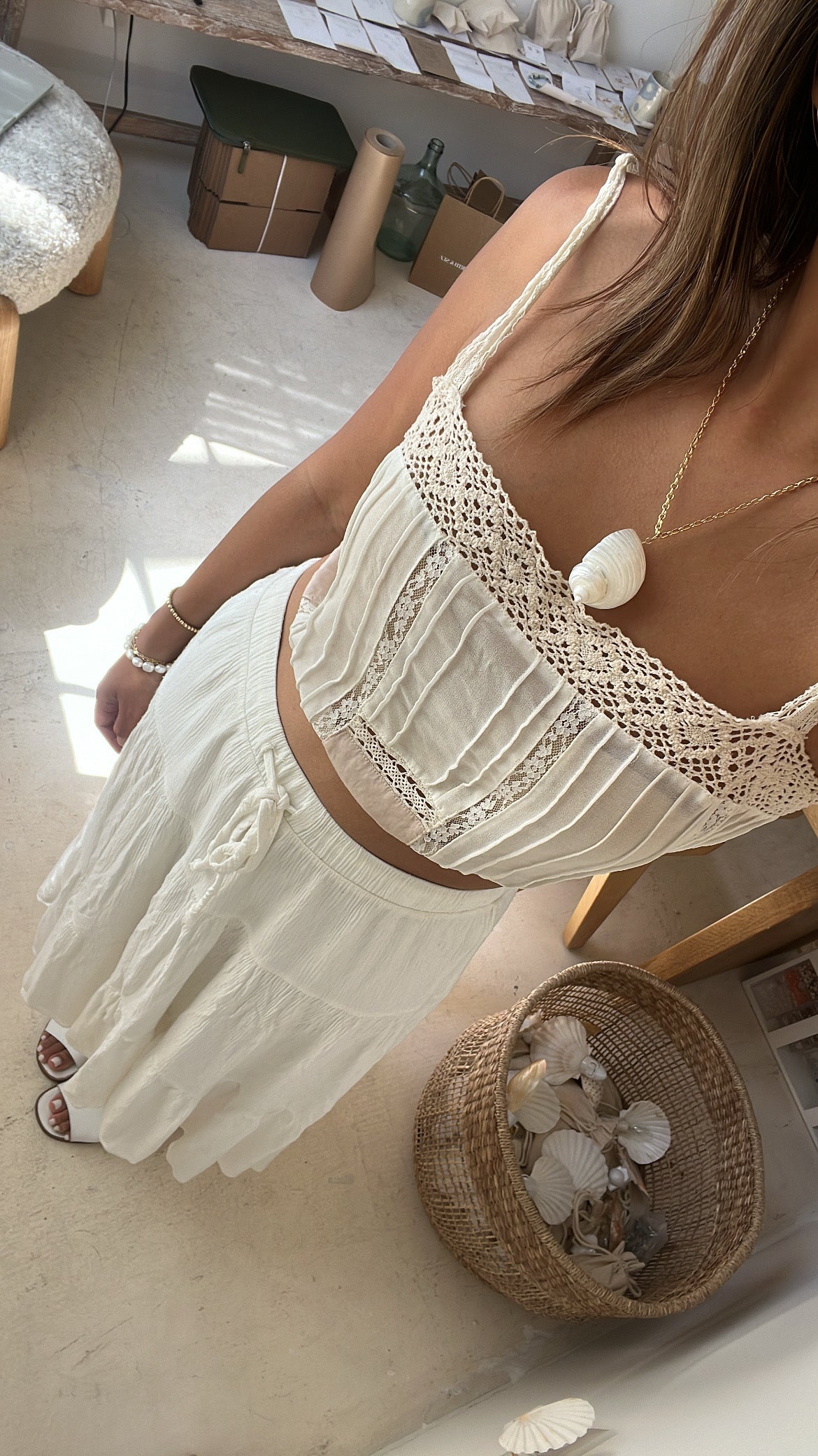 Spiral Shell Necklace