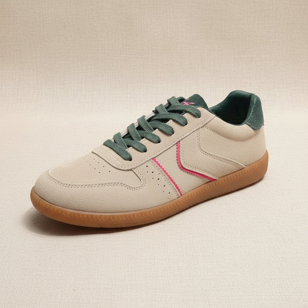 Round Toe Lace-Up Sneakers Casual Mesh Streetwear Shoes