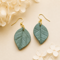 Hoya Coriacea Botanical Clay Minimalist Earrings