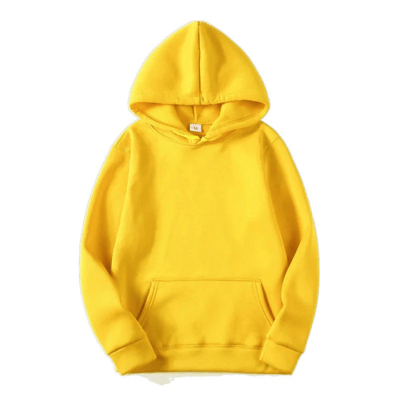 Yellow Cartoon Cat Hooded Sweatshirt Unisex Casual Long Sleeve Top - Image 3