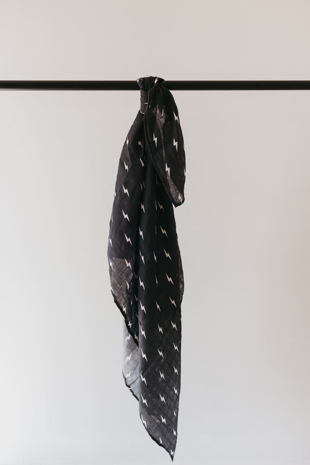 Muslin Swaddle | Midnight Lightning Bolt