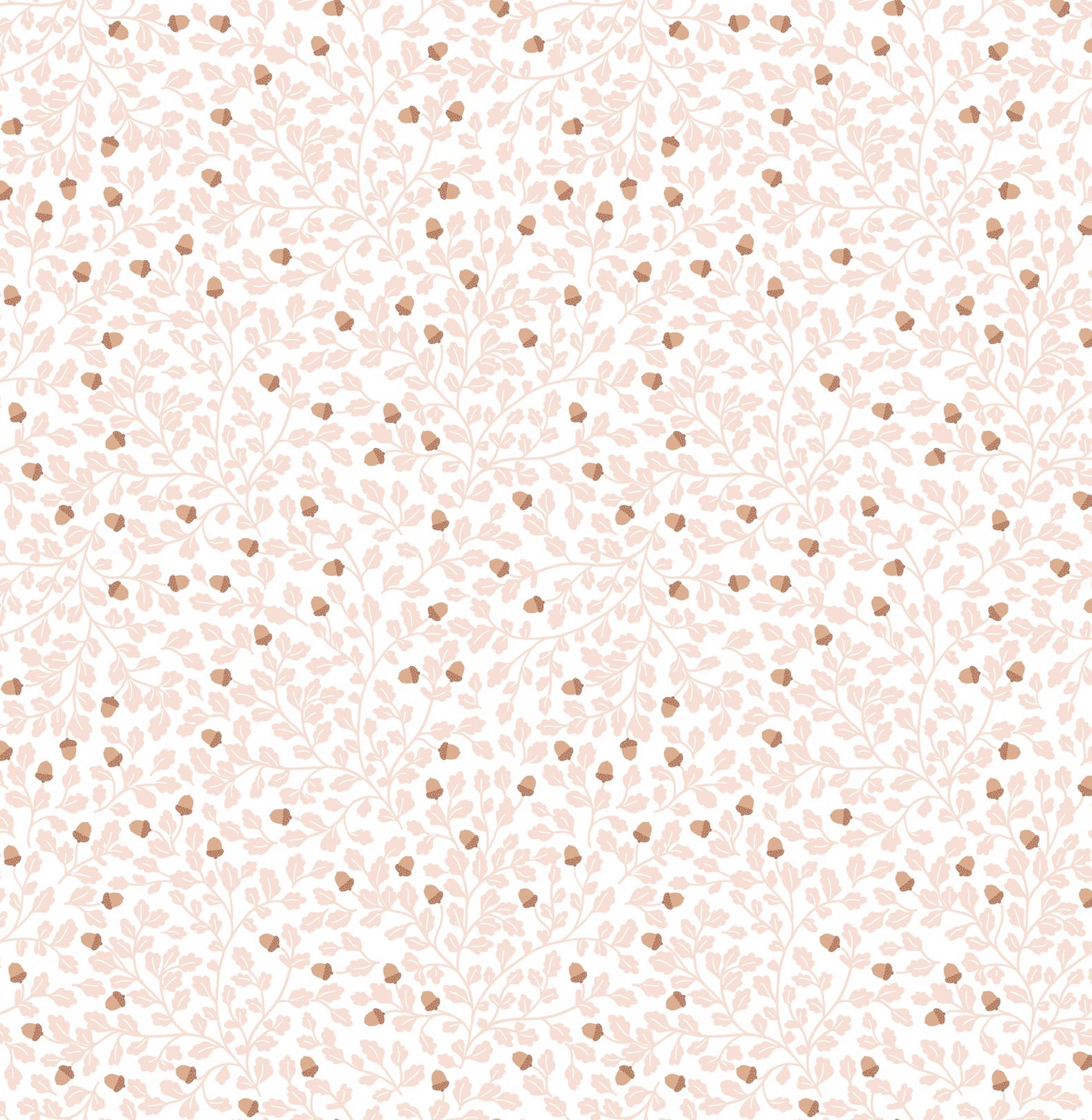 Autumn Floral Removable Wallpaper in Terracotta and White