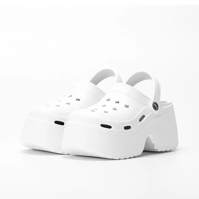 Women's Chunky Platform EVA Sandals - Slip-On Clogs