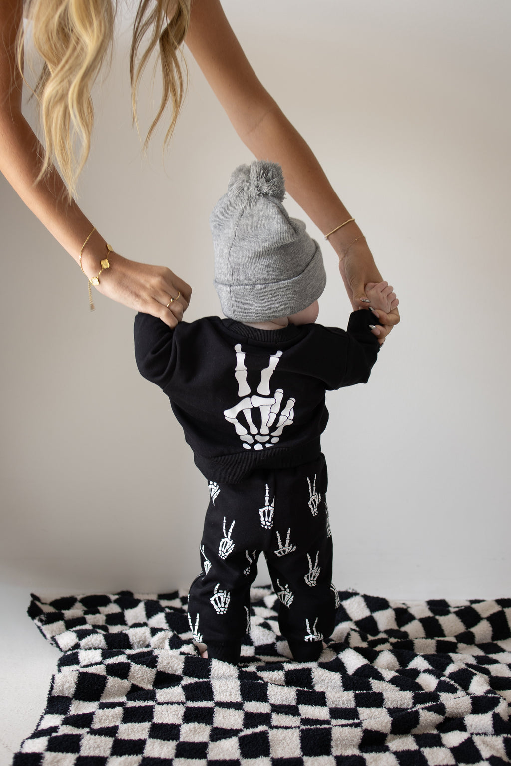 Child Sweat Set | Midnight Skelly
