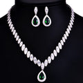 Bridal Jewelry Set - Korean Style Necklace and Earrings