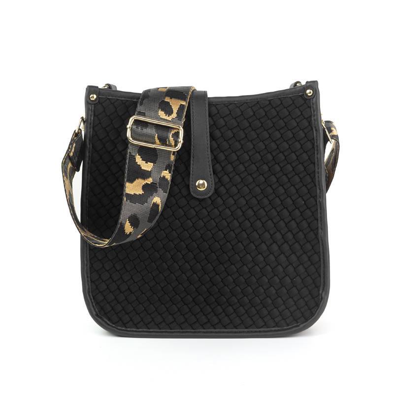 Woven Neoprene Courier Bag with Interchangeable Strap Options