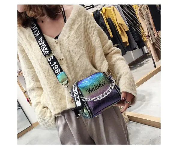 Trendy Crossbody Bag with Strap