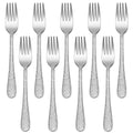 9-Piece Stainless Steel Kids Forks HaWare Toddler Forks Kids Silverware Preschooler Utensils Baby Forks for Self Feeding Mini Flatware Set for Home Kitchen School Healthy and Dishwasher Safe