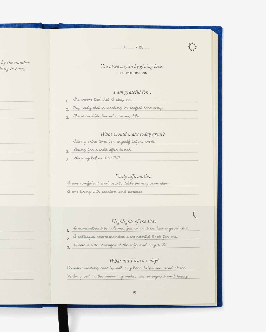 The Five Minute Journal - Royal Blue