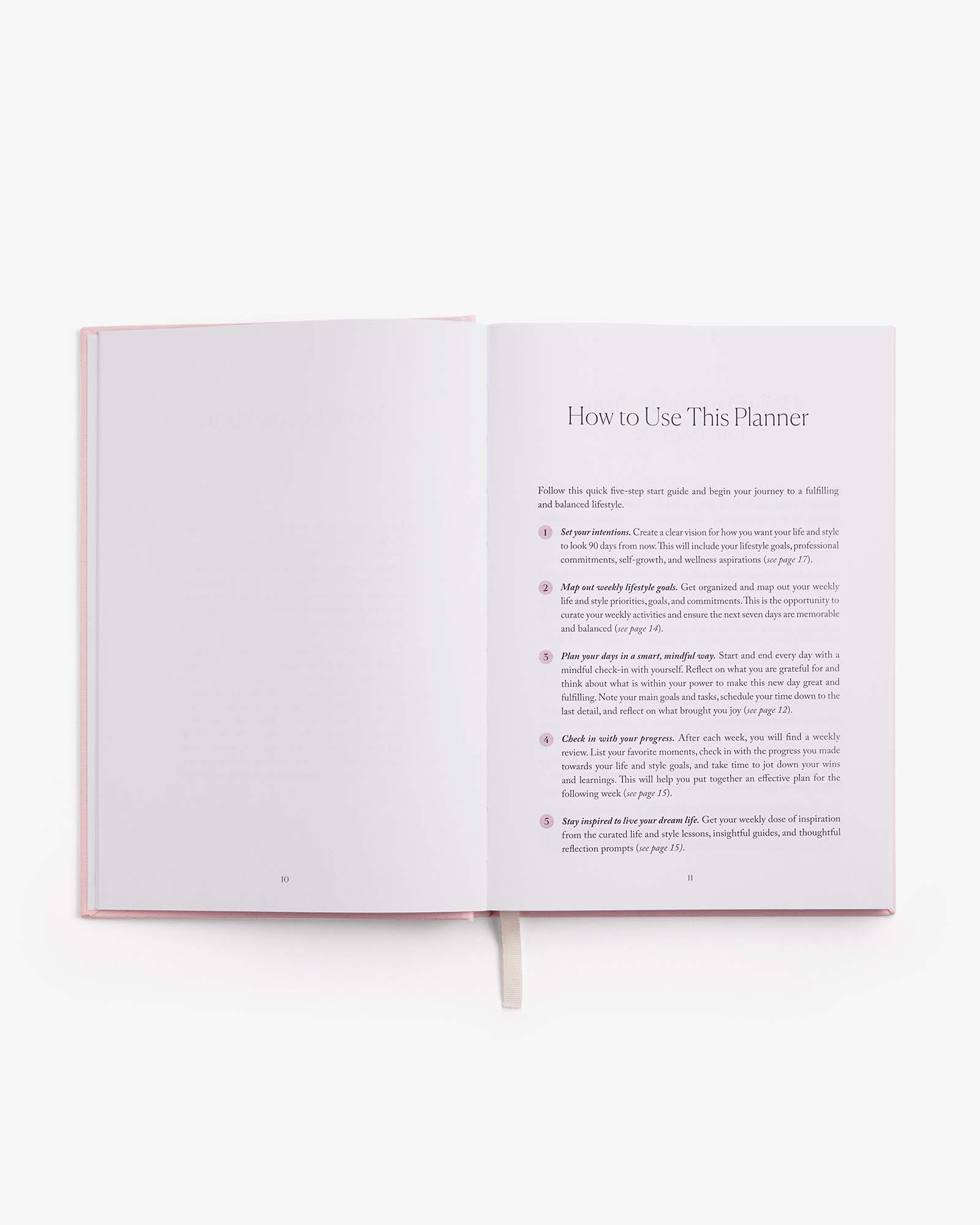 LIFE&Style Planner - Light Pink