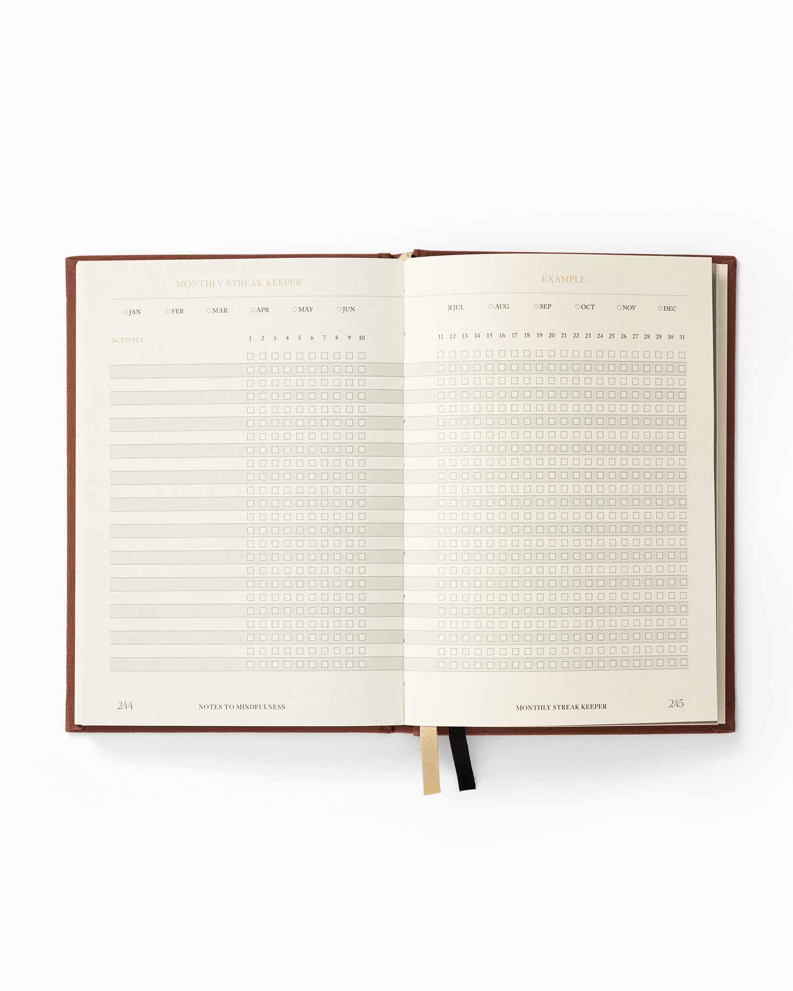 Notes to Mindfulness Journal - Sunset Orange