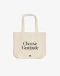 Organic Cotton Tote Bag – Choose Gratitude