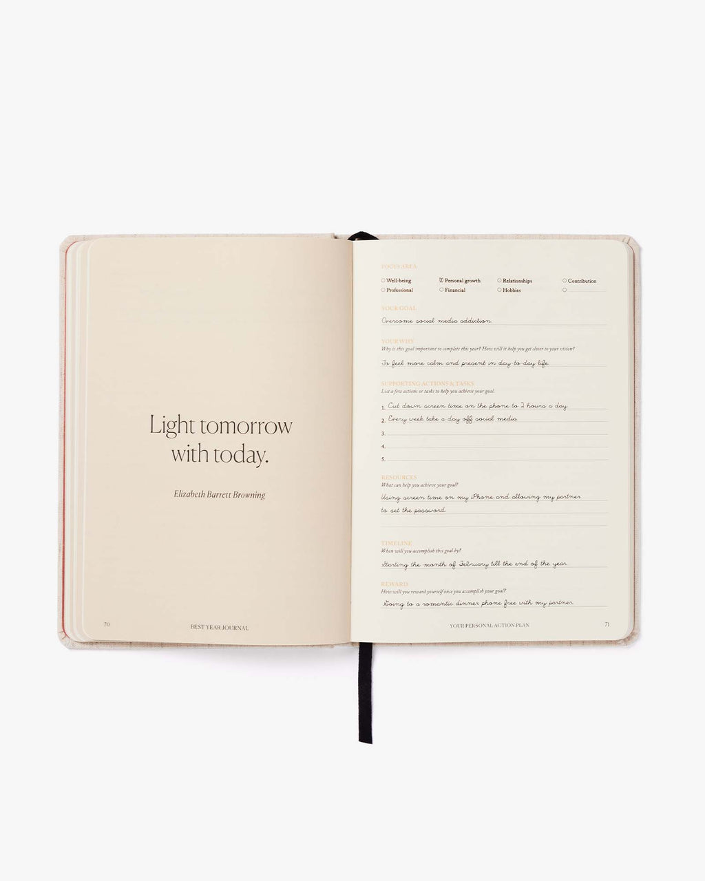 Best Year Journal - Pink