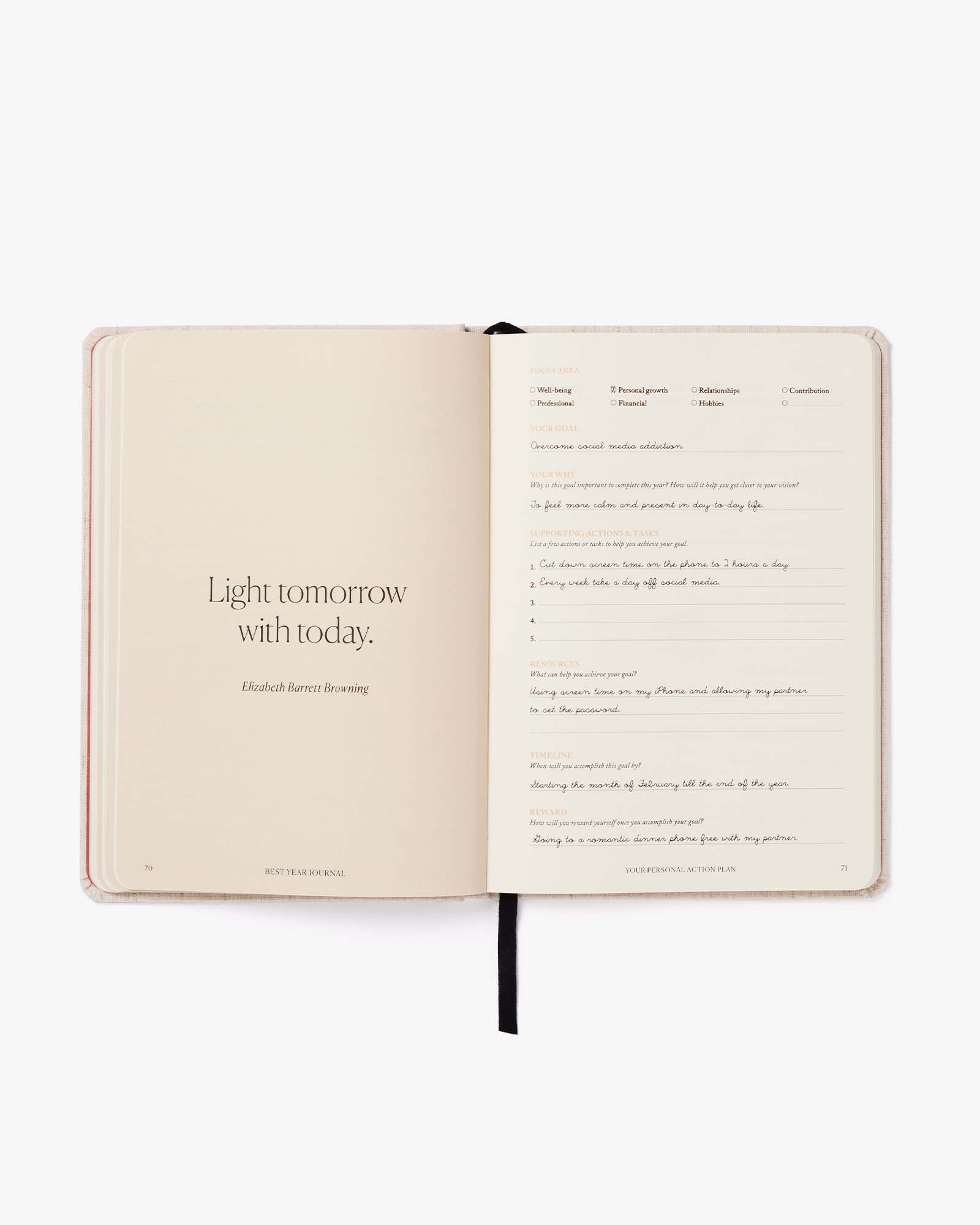 Best Year Journal - Pink