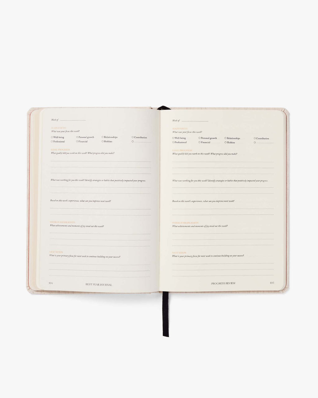 Best Year Journal - Pink