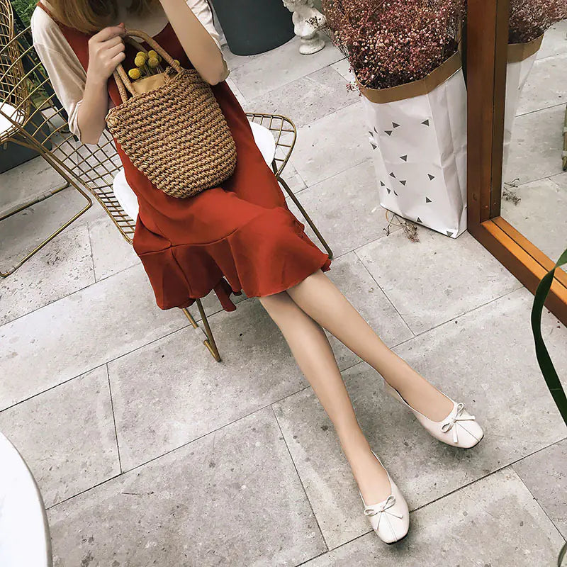 New Women's Flat Shoes - Winter Faux Leather Style