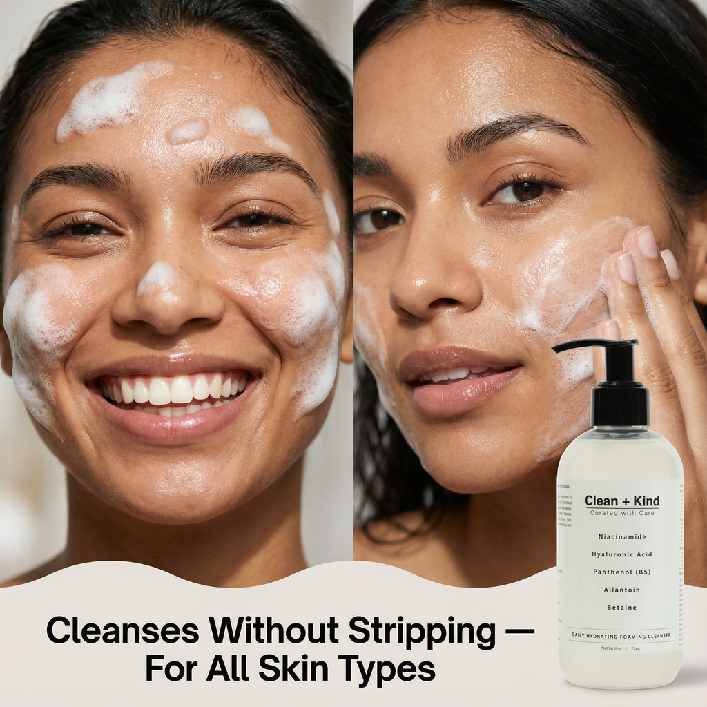 Daily Hydrating Foaming Facial Cleanser with Niacinamide - Image 3