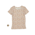 The Printed Short Sleeve Tee - Mist Floral