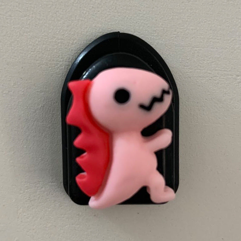 2 Pcs Cartoon Car Dashboard Hooks Mini Adhesive Organizer Hangers
